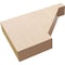 Ekena Millwork 2in. W x 8in. H x 12in. L Burlington Woodgrain TimberThane Rafter Tail, Primed Tan RFTUR02X08X12BURRCPR - alternate 4
